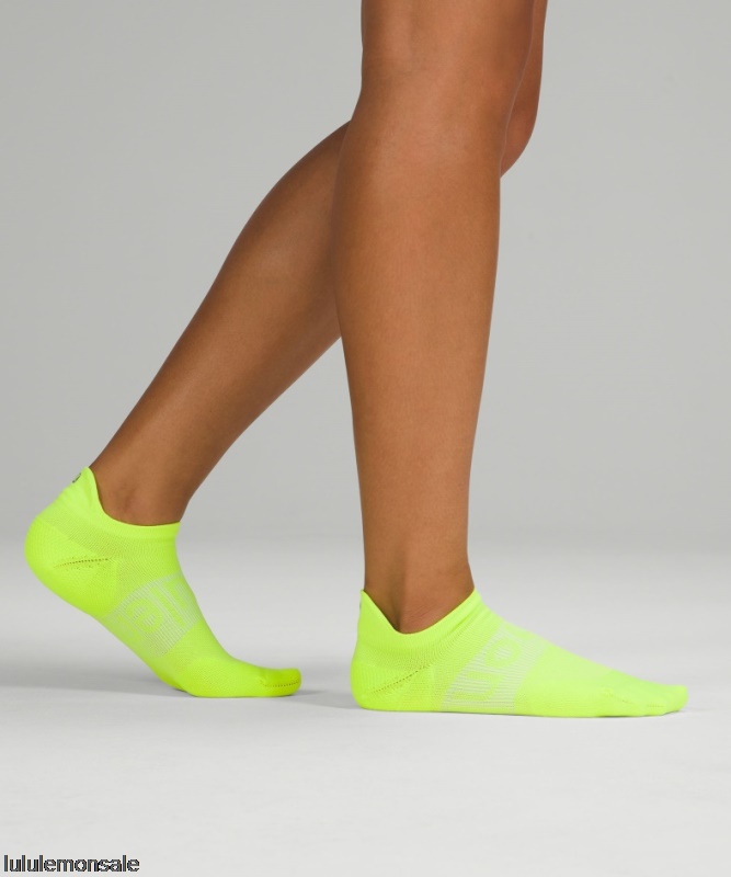 Lululemon Damen DELULU431 | Highlight Gelbe Power Stride Tab Socke
